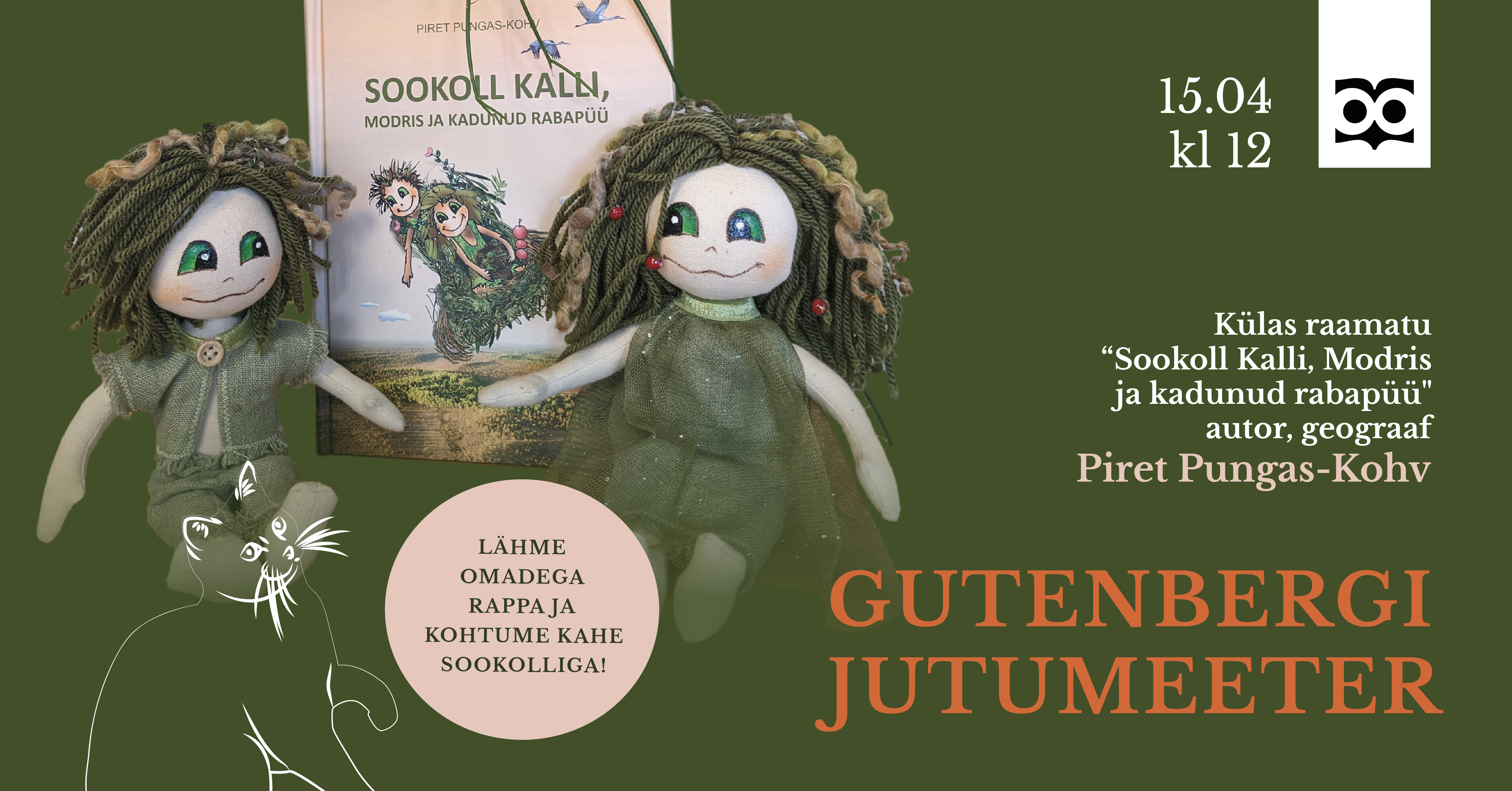 Gutenbergi jutumeeter aprillis | Biblioteek raamatupood